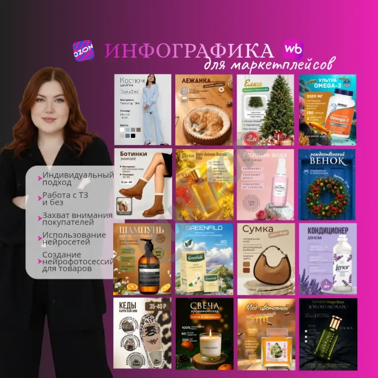 Инфографика для маркетплейсов