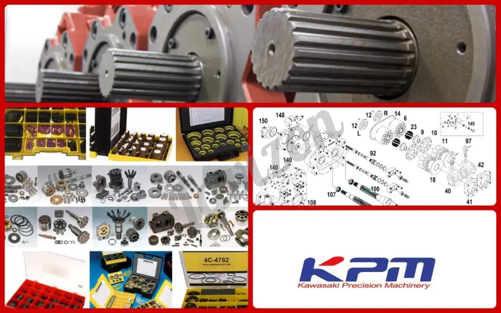 Ремонт экскаватора kawasaki.