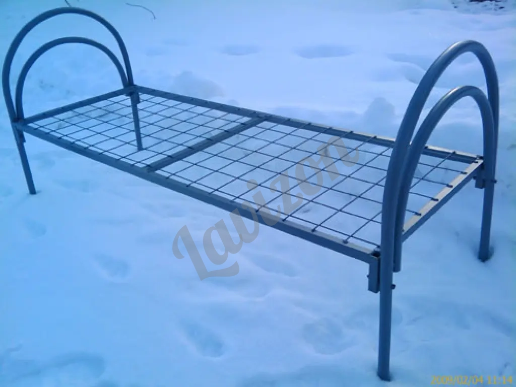 Качественные одноярусные кровати металлические
