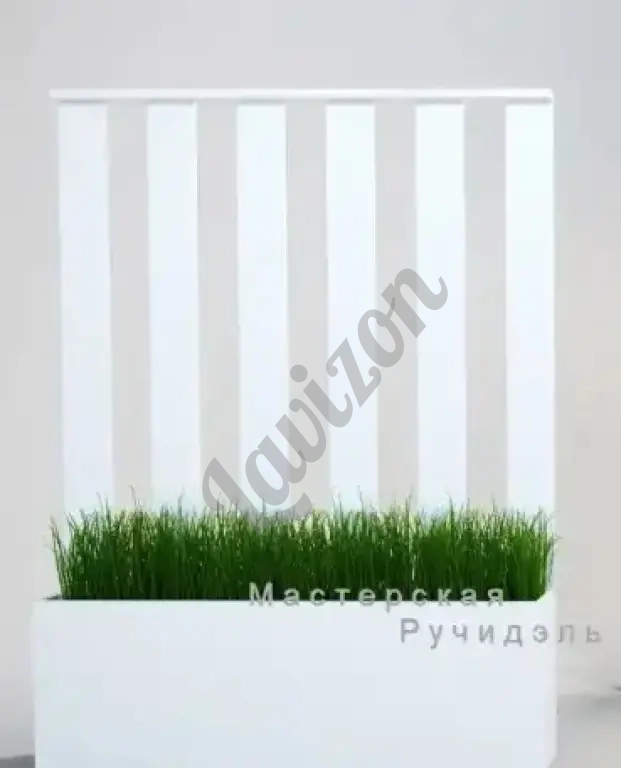 Мобильное кашпо с перегородкой