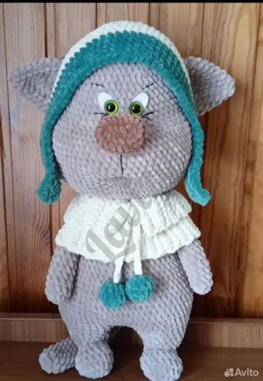 игрушка плюшевая крючкои