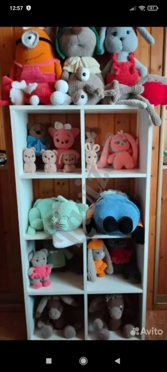 игрушка плюшевая крючкои