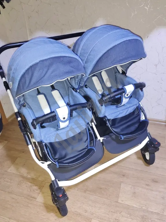 коляска для двойни 2 в1 Indigo Duo