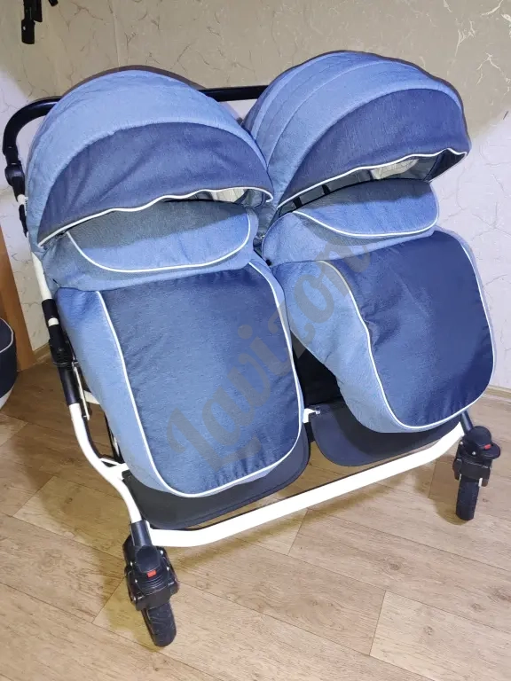коляска для двойни 2 в1 Indigo Duo