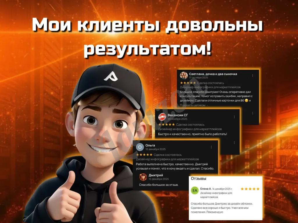 Дизайнер инфографики для маркетплейсов
