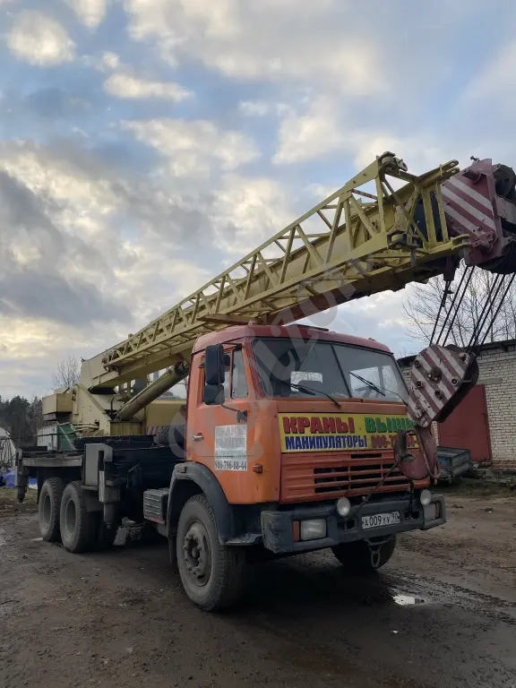 Аренда и услуги автокрана, 31м , с гуськом 7 м.