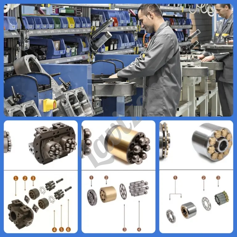 JCB ремонт гидравлики насосы моторы.